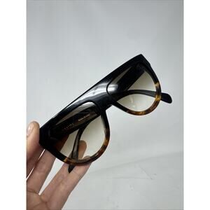 Celine Aviator Black Tortoise Shadow Sunglasses CL 41026/S FU55I Kim Kardashian